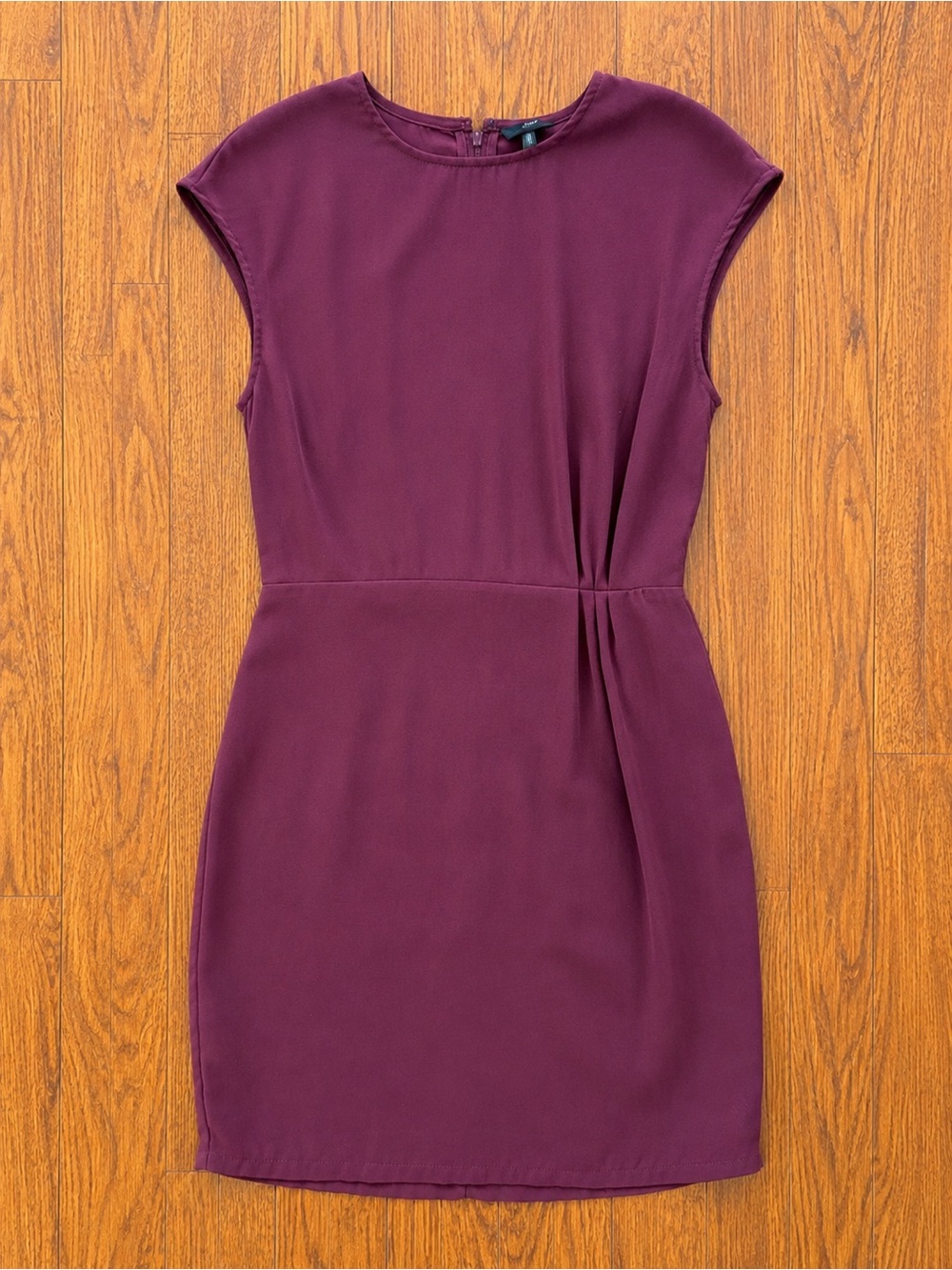Vero Moda Plum Cap-Sleeve Sheath Dress